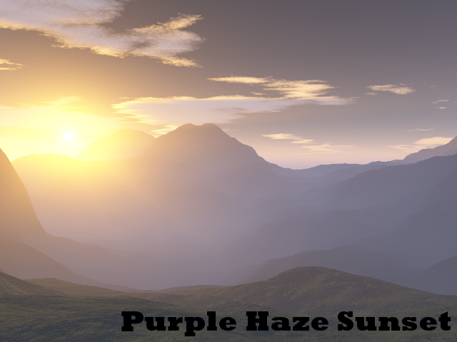 Purple Haze Sunset