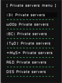 BULL3T's private server mod.