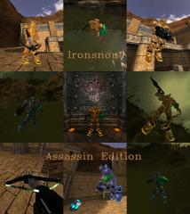 Old Ironio and weapons! Updated on 16th of July '12 with adjustable skincolouring!